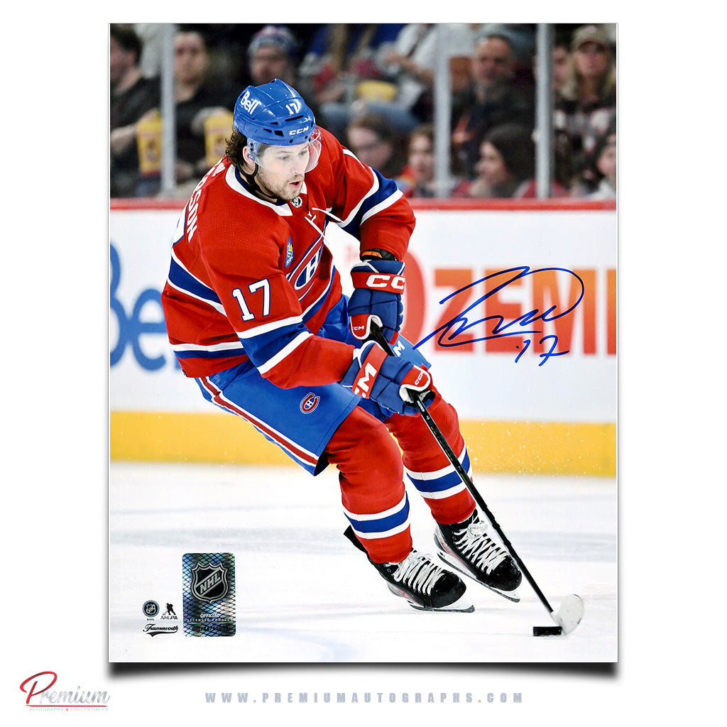 Josh Anderson Montreal Canadiens Signed 8x10 Photograph With the Puck