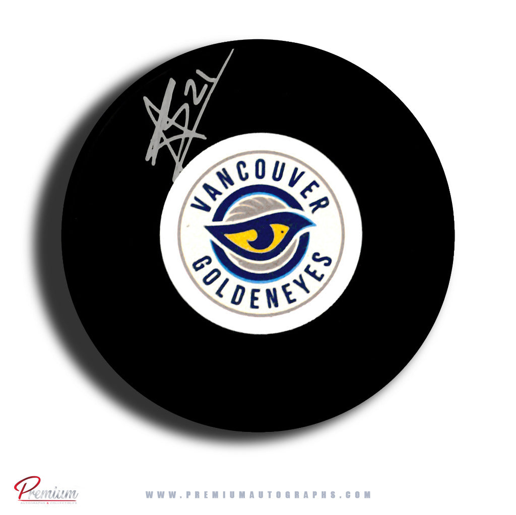 Ashton Bell Vancouver Goldeneyes PWHL Autographed Puck