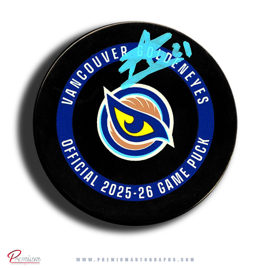 Ashton Bell Vancouver Goldeneyes PWHL Autographed Official Game Puck