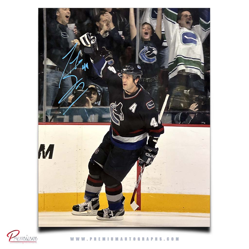 Todd Bertzuzzi Vancouver Canucks Autographed 11x14 Goal Celebration
