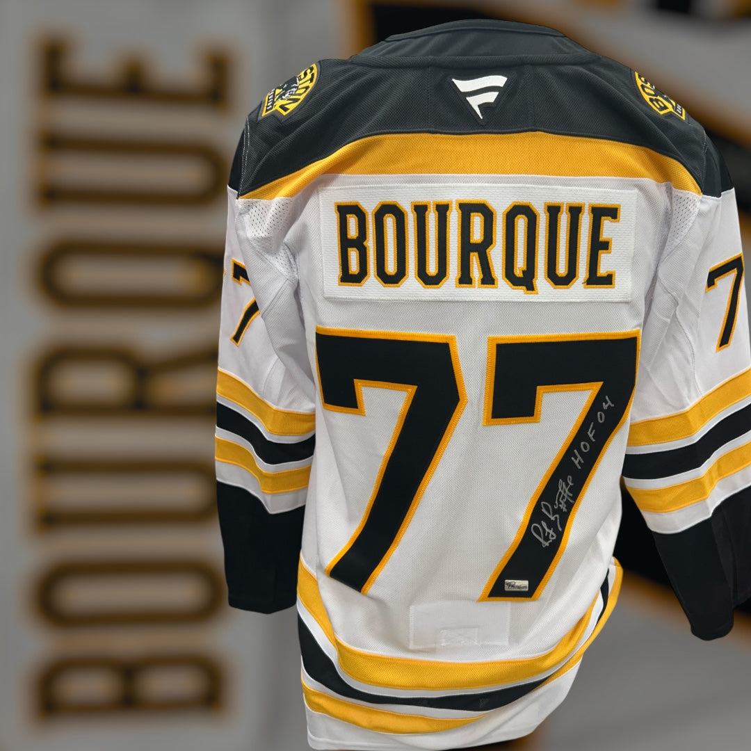 Ray Bourque Boston Bruins Fanatics Autographed Jersey w/ HOF 04 Inscription