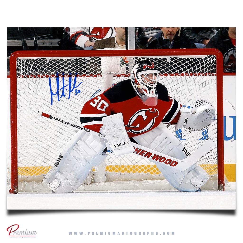 Martin Brodeur New Jersey Devils Autographed 8x10 Photograph Stare Down.