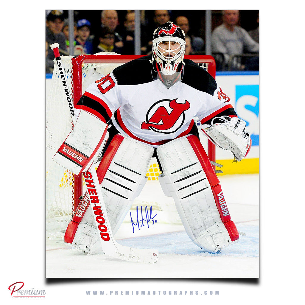 Martin Brodeur New Jersey Devils Autographed 16x20 Intense