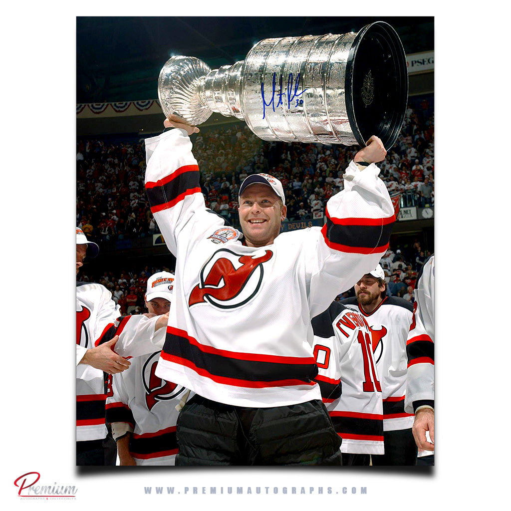 Martin Brodeur New Jersey Devils Autographed 16x20 Stanley Cup Celebration