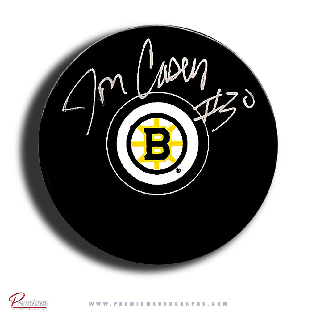Jon Casey Boston Bruins Autographed Puck