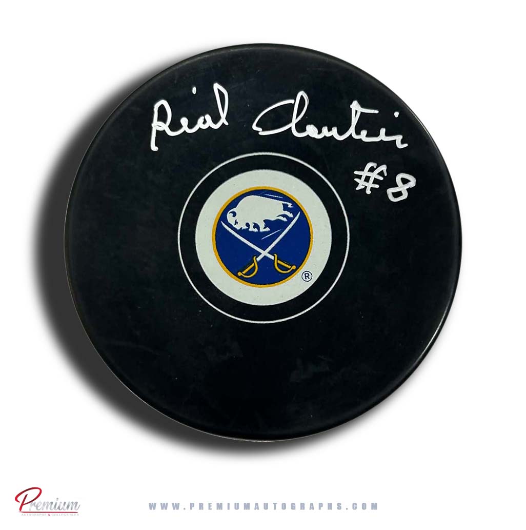 Real Clouiter Buffalo Sabres Autographed Puck