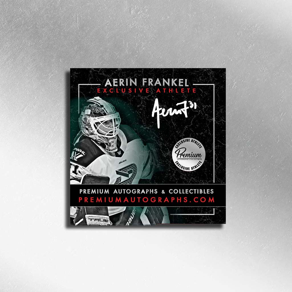 Aerin Frankel Boston Fleet PWHL Autographed Puck