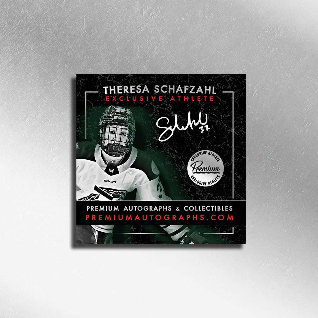 Theresa Schafzahl Boston Fleet PWHL Autographed Puck