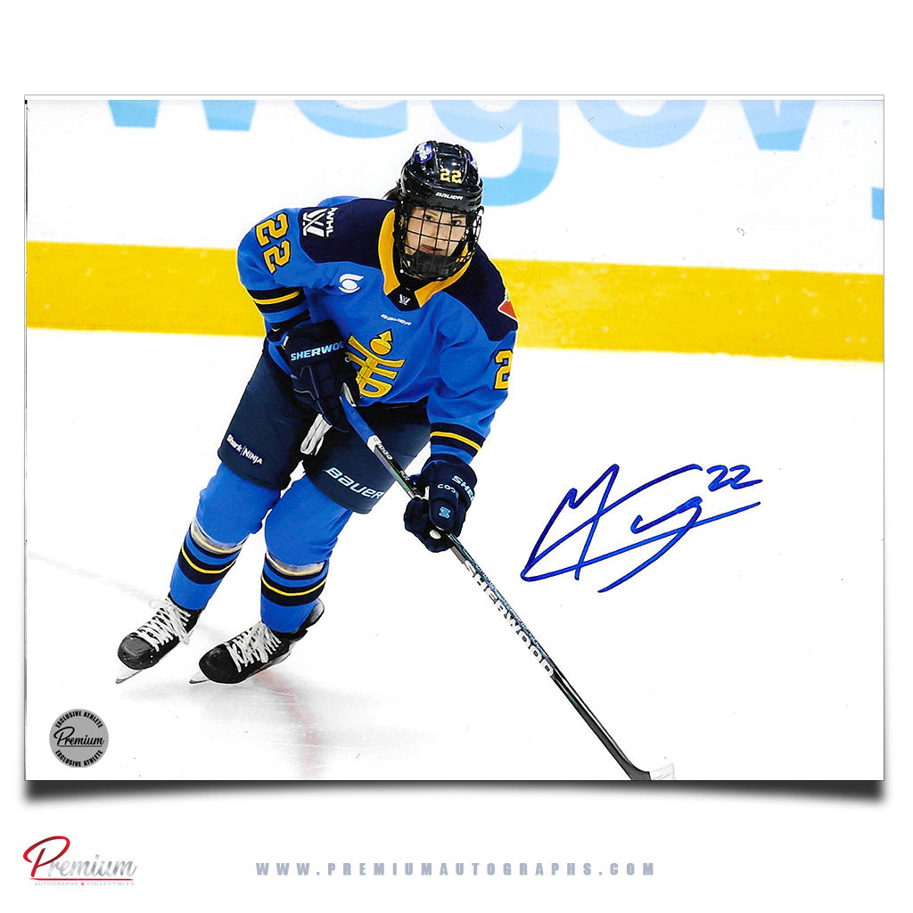 Maggie Connors Toronto Sceptres PWHL Autographed 8x10 Photograph On the Attack