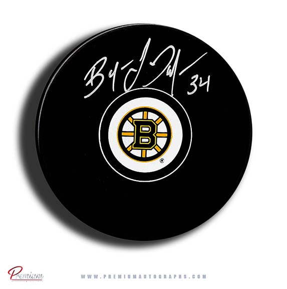 Bryan Dafoe Boston Bruins Signed Puck