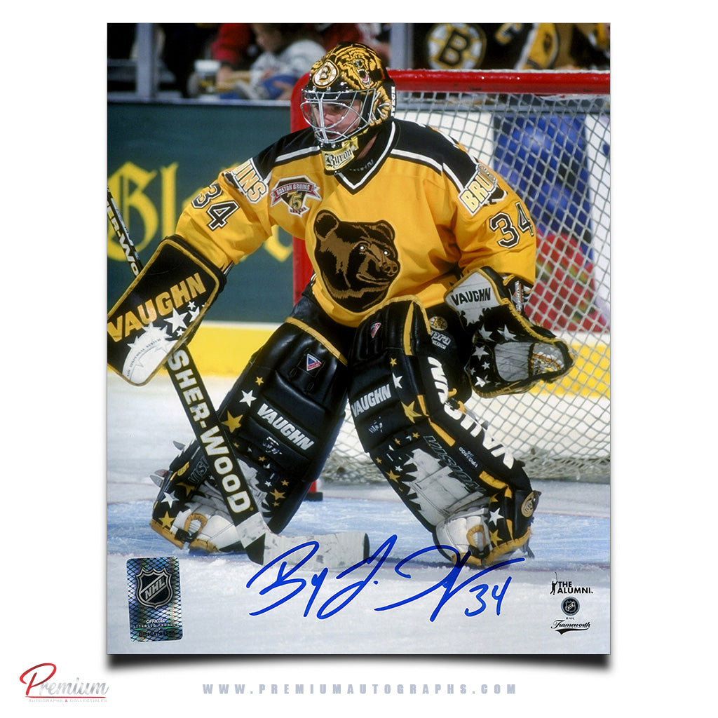 Byron Dafoe Boston Bruins Signed 8x10 Photograph Alternative Jersey