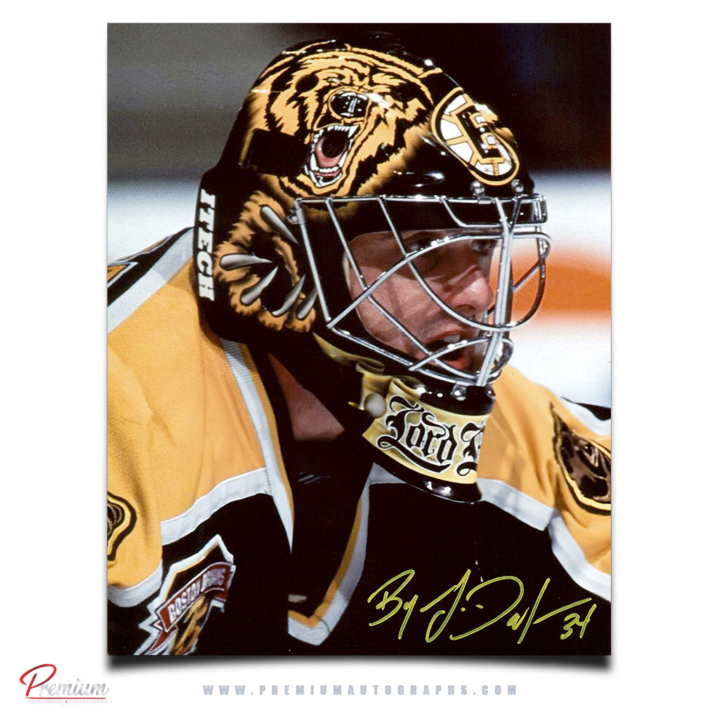 Byron Dafoe Boston Bruins Signed 8x10 Photograph Close Up
