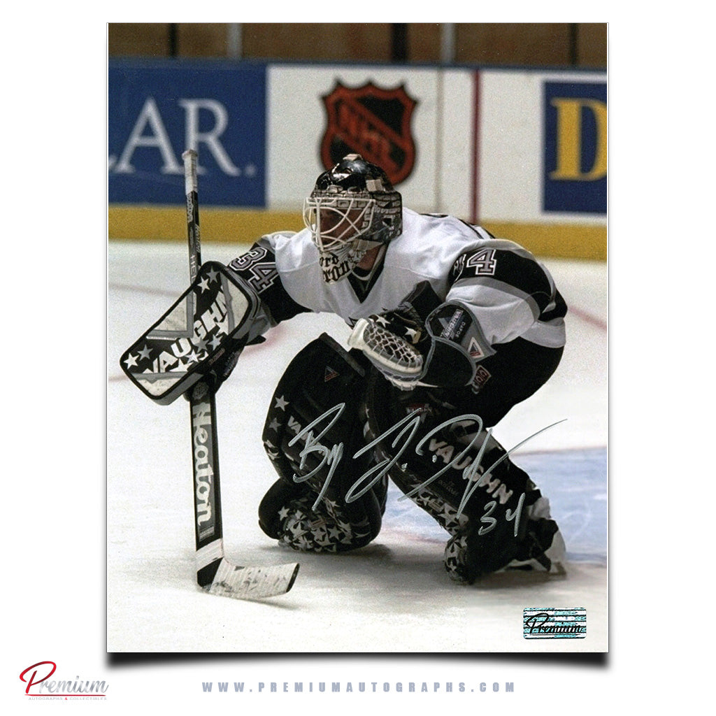 Byron Dafoe Los Angeles Kings Autographed 8x10 Photograph Top of the Crease