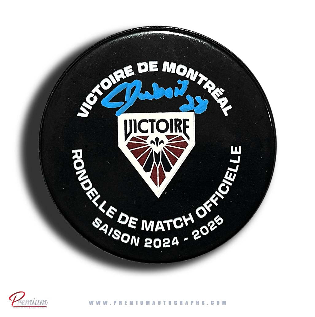 Catherine Dubois Autographed Montreal Victoire 2024-25 Offical Game Puck