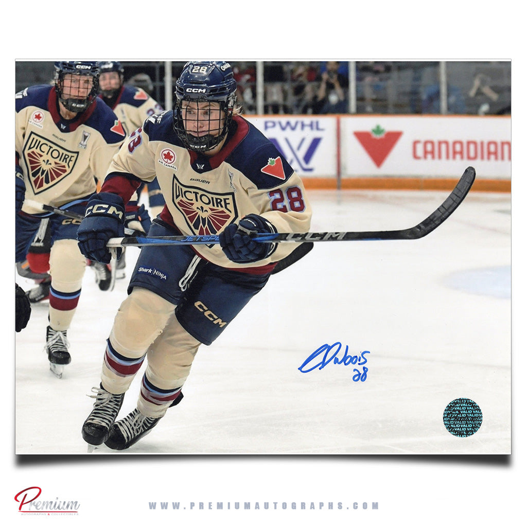 Catherine Dubois Montreal Victoire Autographed 8x10 Photograph Defensive Zone