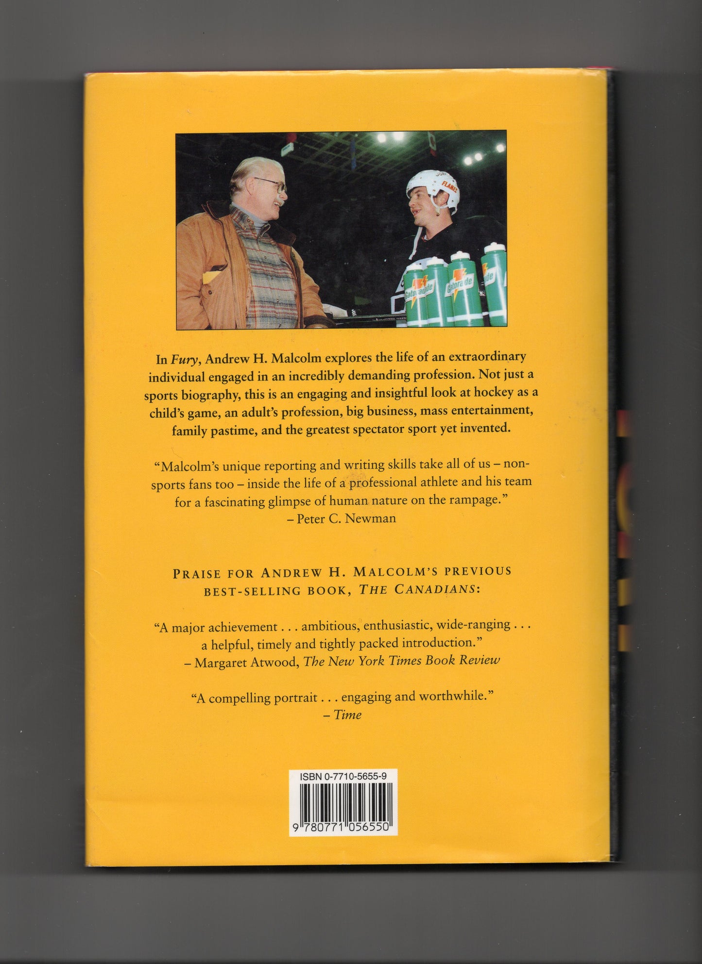 Fury, Inside the Life of Theoren Fleury book Autographed by Theoren Fleury