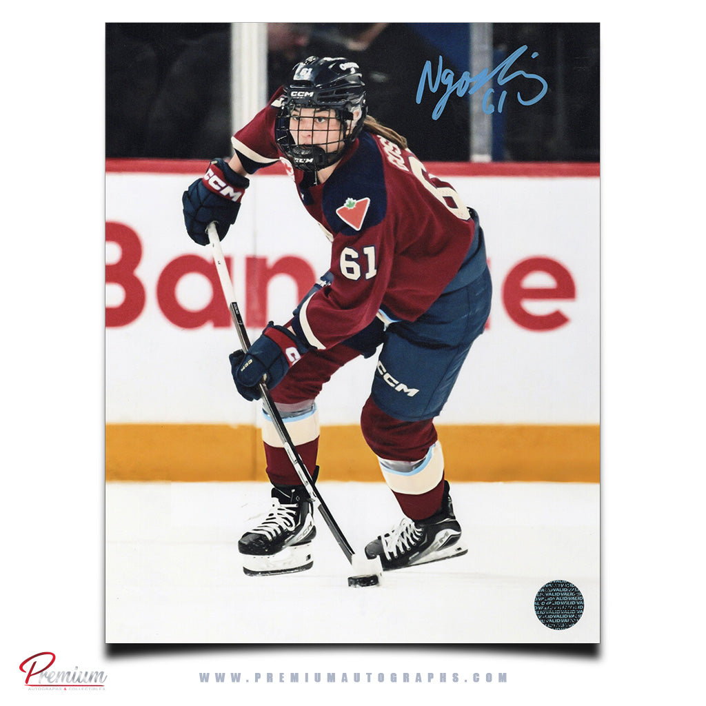 Nicole Gosling Montreal Victoire Autographed 8x10 Photograph With the Puck