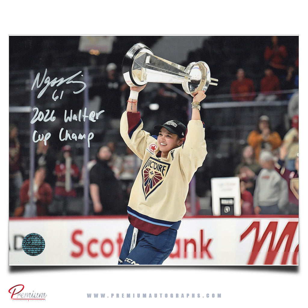 Nicole Gosling Montreal Victoire Autographed 8x10 Photograph 2026 Walter Cup Champs Inscription