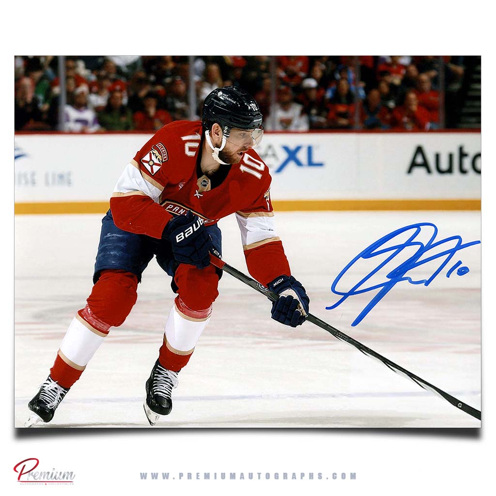 A.J. Greer Florida Panthers Autographed 8x10 Photograph On the Attack