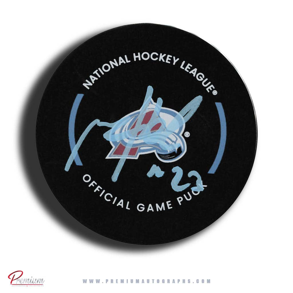 Milan Hejduk Colorado Avalanche Autographed Official Game Puck