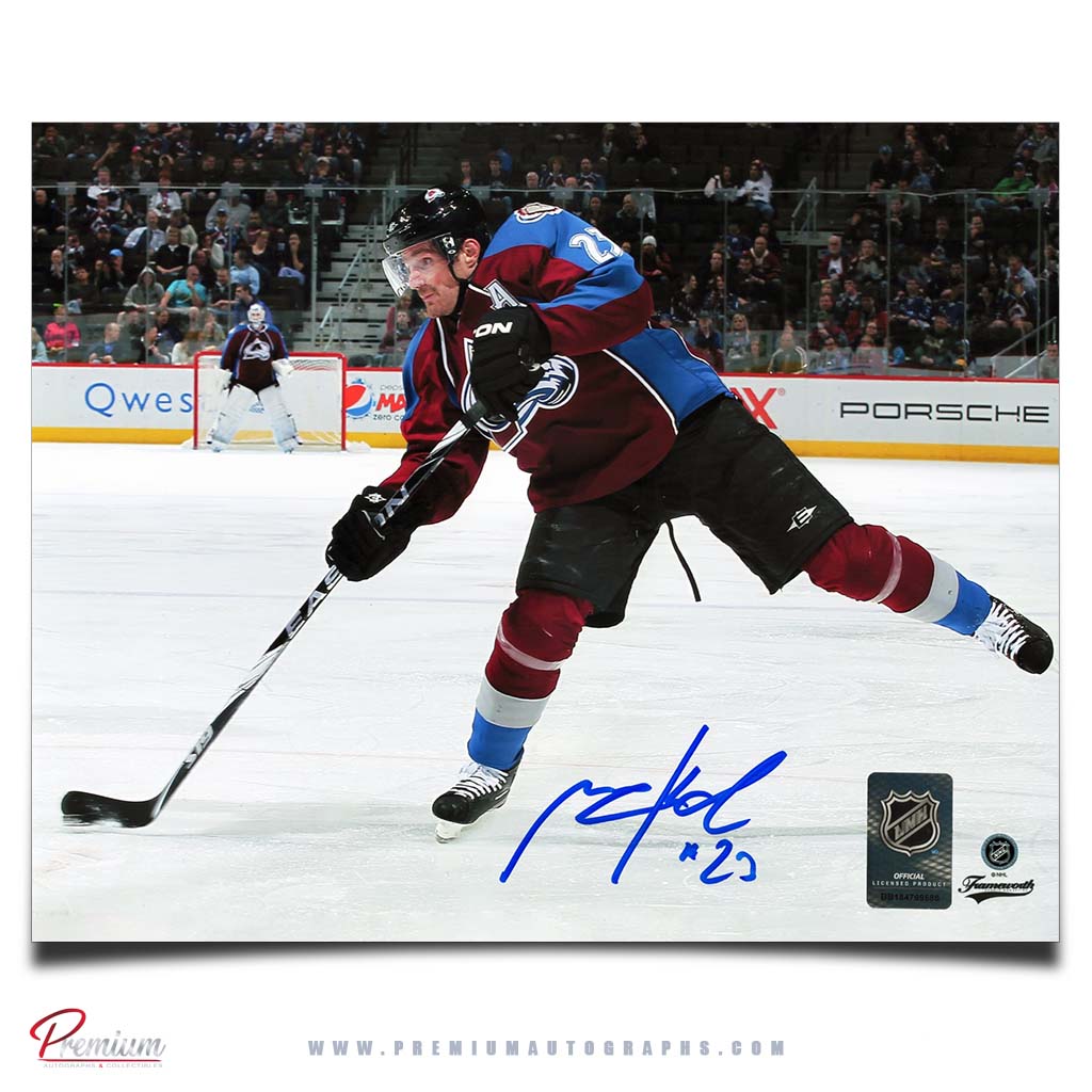 Milan Hejduk Colorado Avalanche Autographed 8x10 Photograph Wrist Shot
