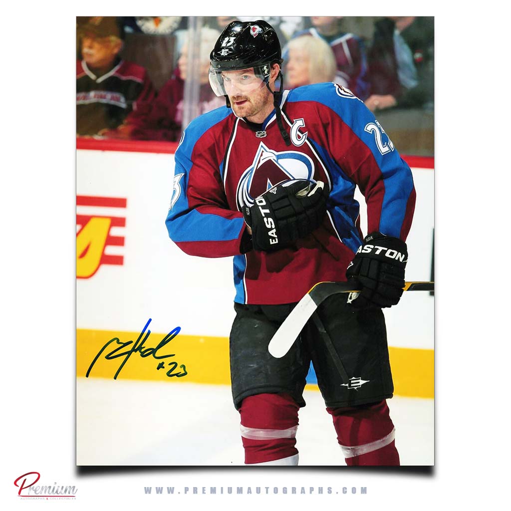 Milan Hejduk Colorado Avalanche Autographed 8x10 Photograph Captain