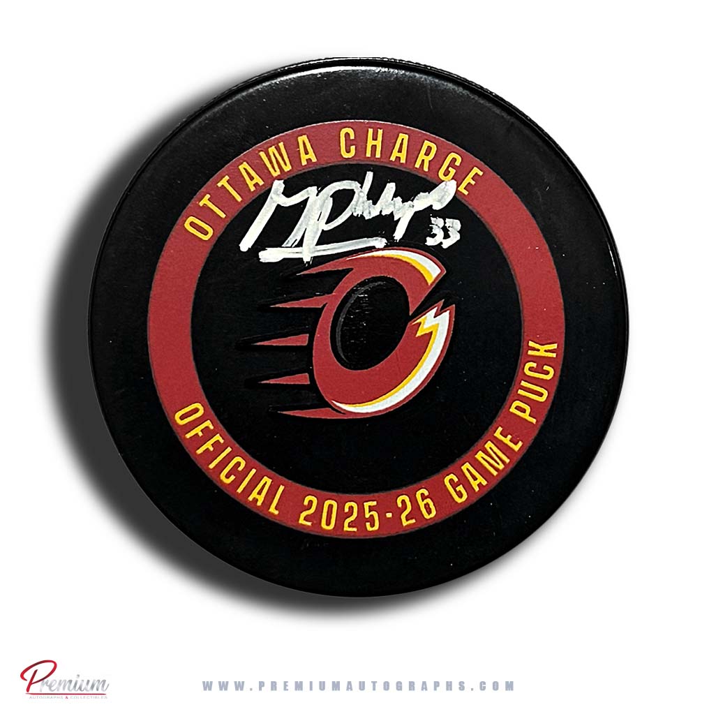Gwyneth Philips Autographed Ottawa Charge 2025-26 Official Game Puck