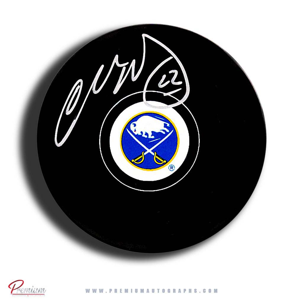 Charlie Huddy Buffalo Sabres Autographed Puck