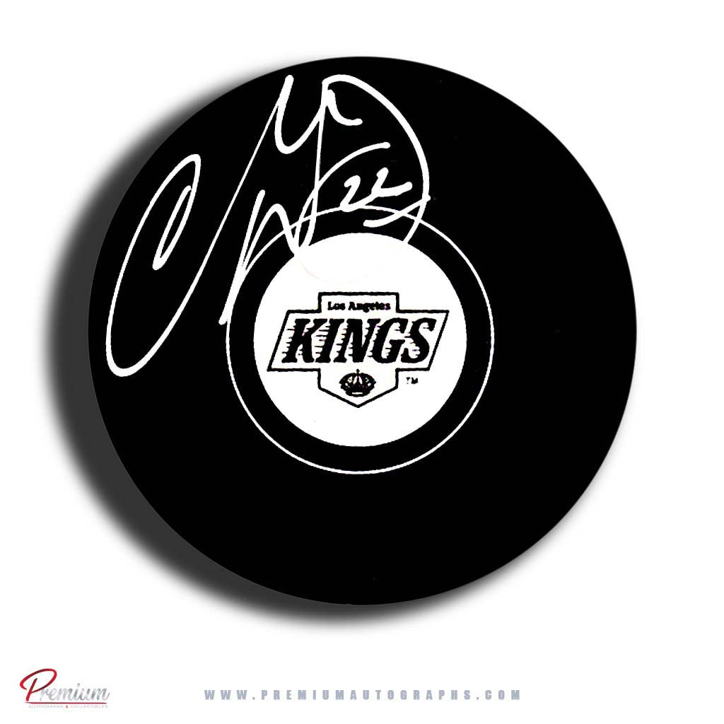 Charlie Huddy Los Angeles Kings Autographed Puck