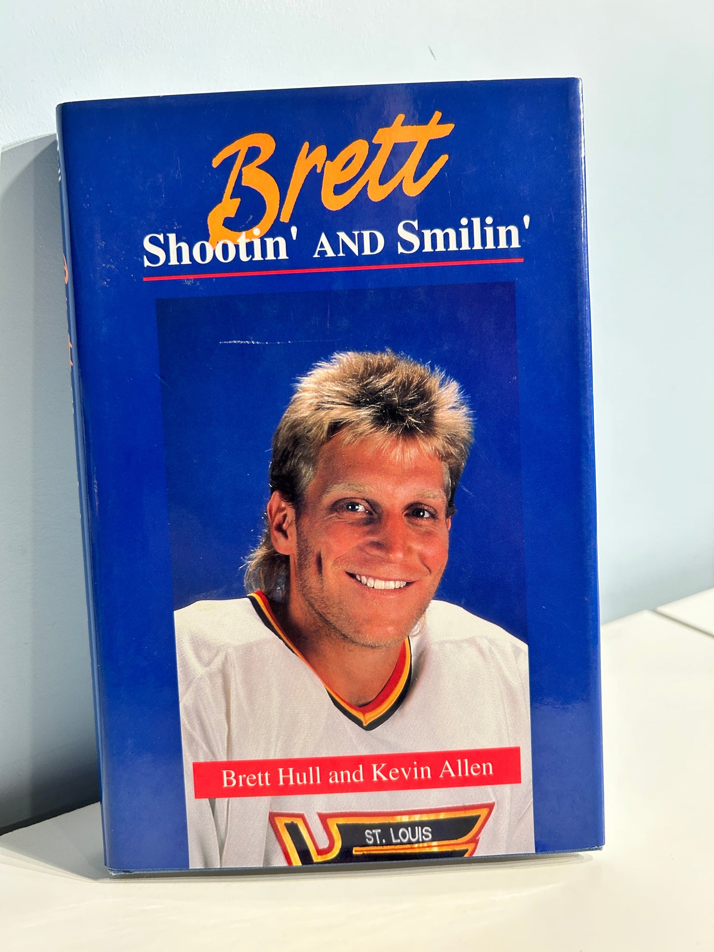 Brett Shootin' and Smilin' Book Autographed by Brett Hull