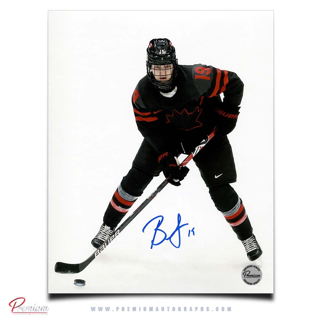 Brianne Jenner Team Canada Signed 8x10 Photograph with the Puck