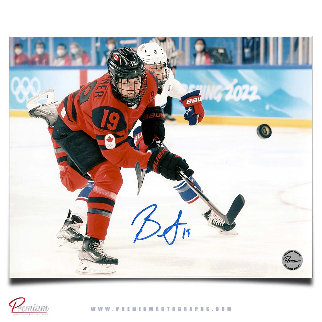Brianne Jenner Team Canada Signed 8x10 Photograph Shot