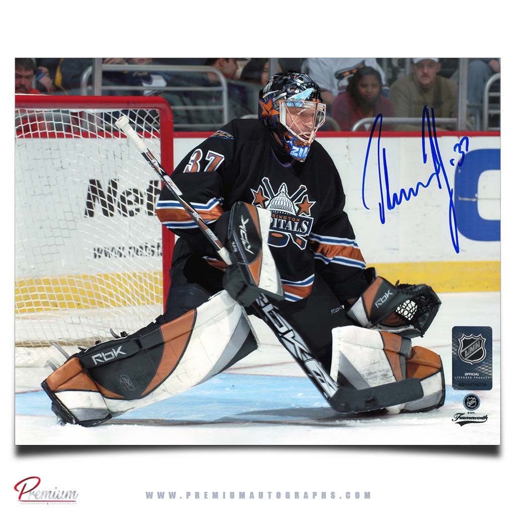 Olaf Kolzig Washington Capitals Autographed 8x10 Photograph Top of the Crease