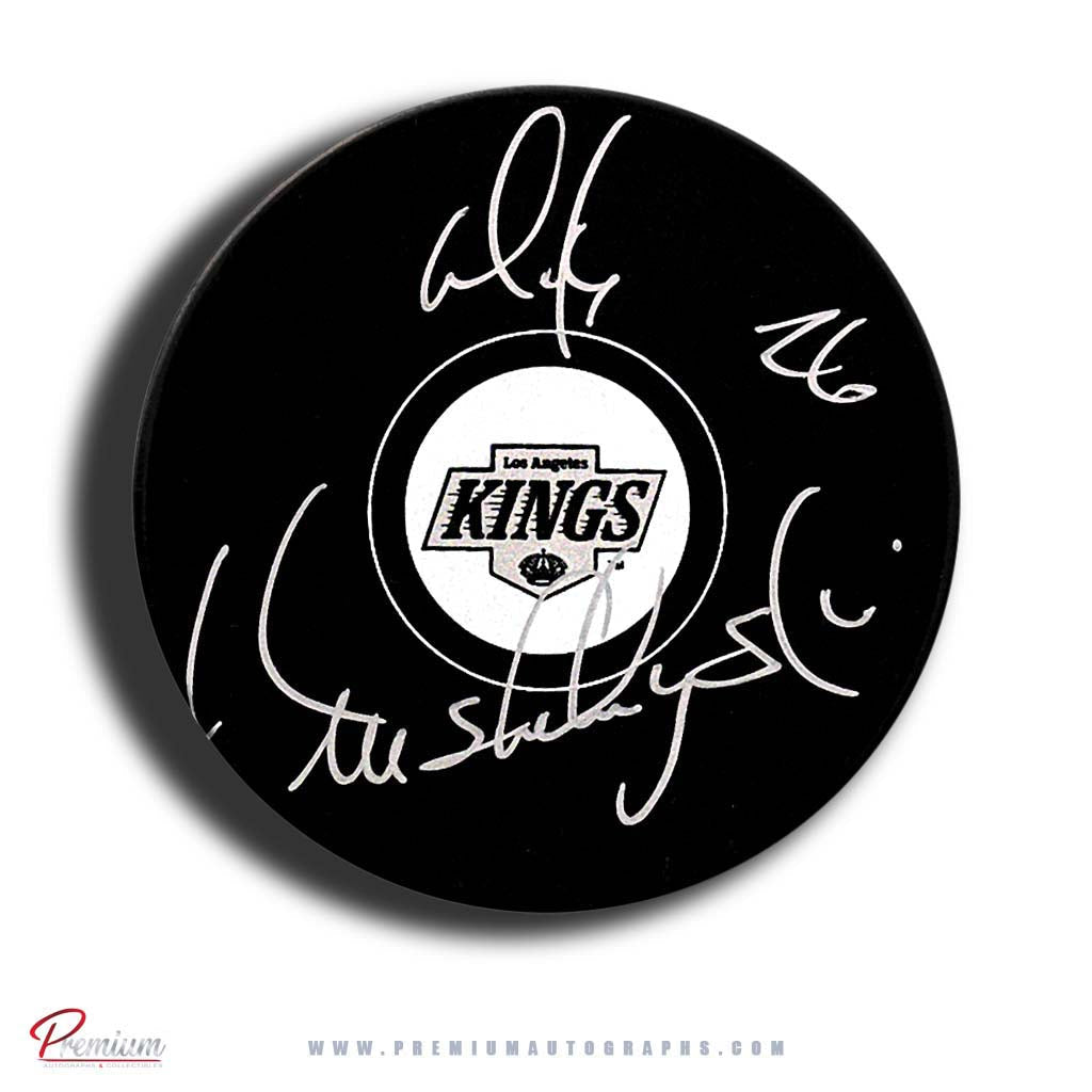 Mike Krushelnyski Los Angeles Kings Autographed Puck