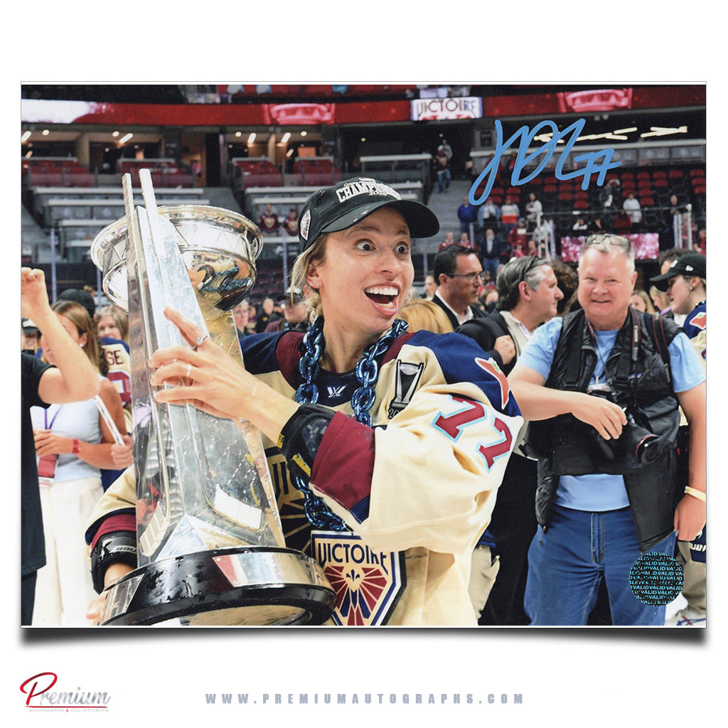 Jade Downie-Landry Montreal Victoire Autographed 8x10 Photograph 2026 Walter Cup Champs Celebration