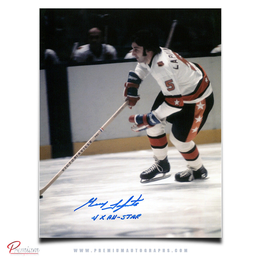 Guy Lapointe NHL All-Stars Signed 8x10 Photograph w/ 4x All- Star Inscription