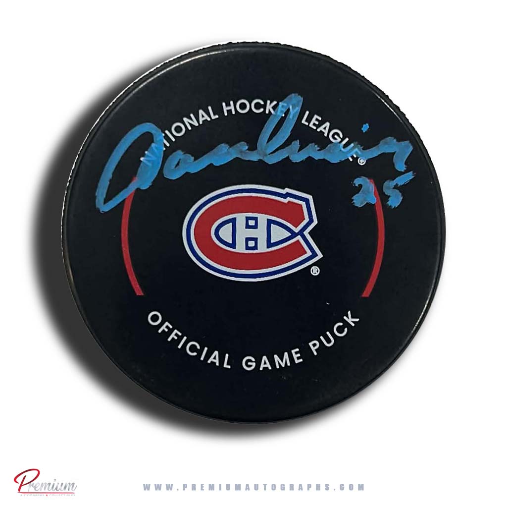Jacques Lemaire Montreal Canadiens Autographed Official Game Puck