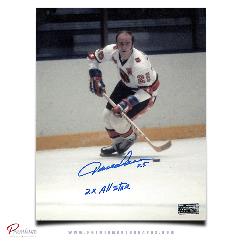 Jacques Lemaire NHL All Star Autographed 8x10 Photograph w/ 2x All Star