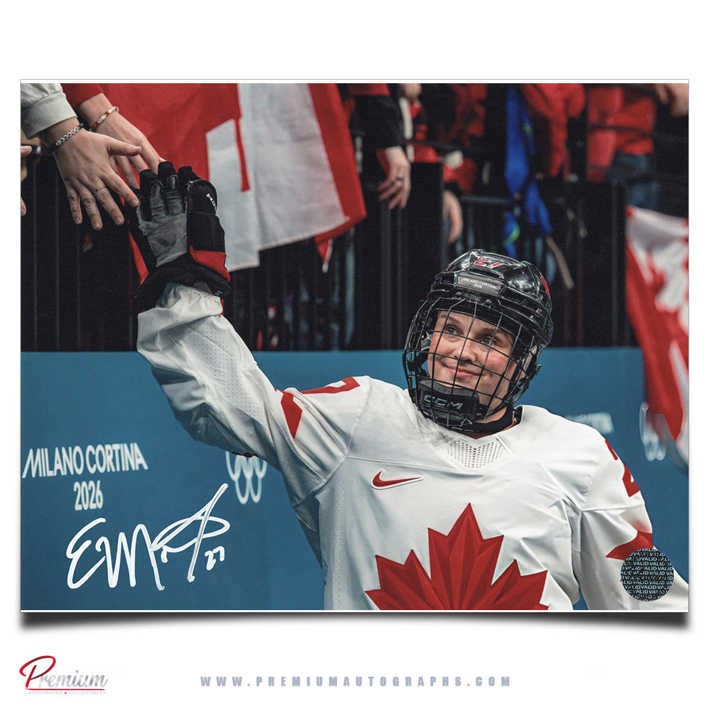 Emma Maltais Team Canada Autographed 8x10 Photograph High Fives