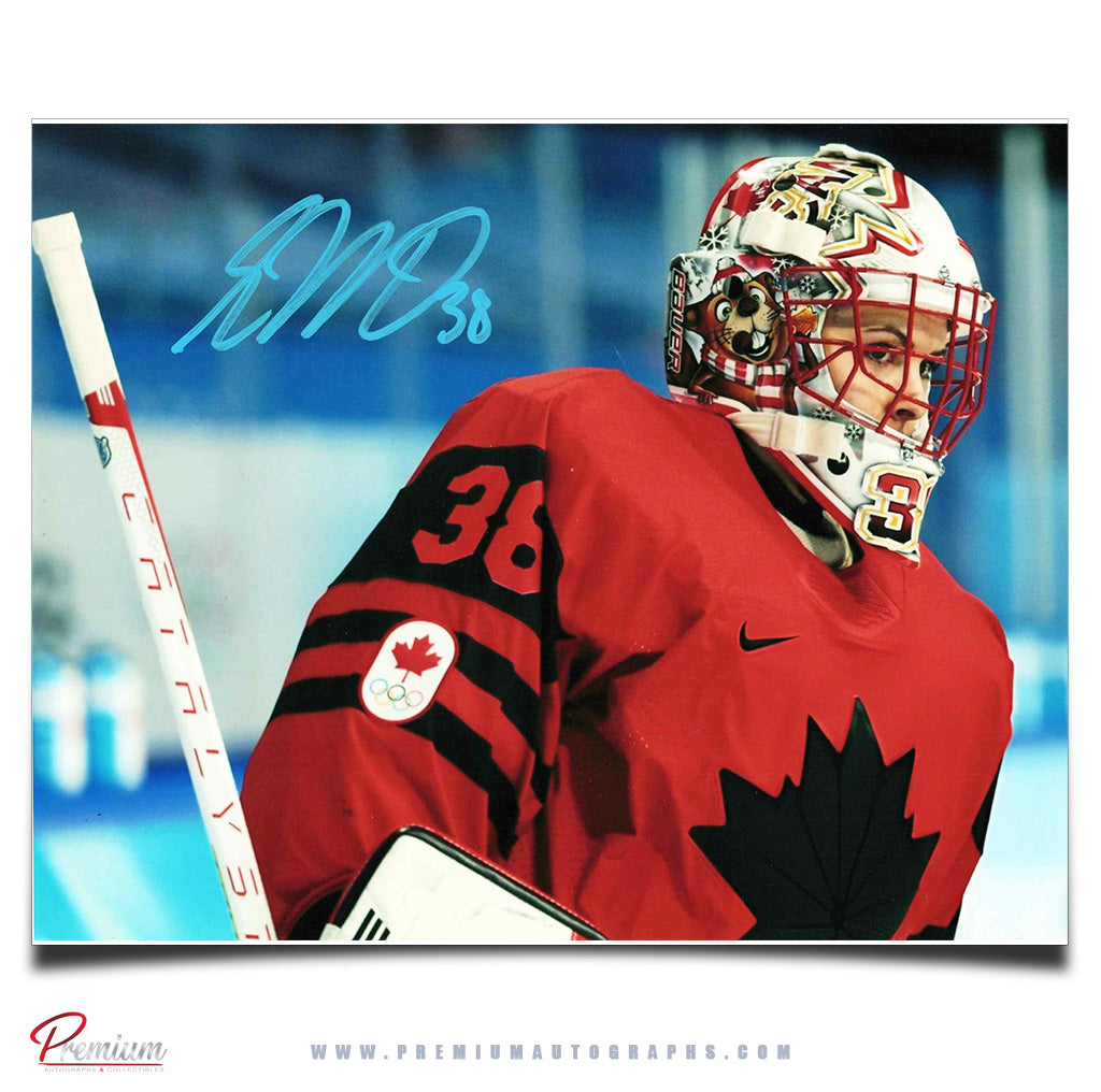 Emerance Maschmeyer Team Canada Autographed 8x10 Photograph Close up Geijing Olympics