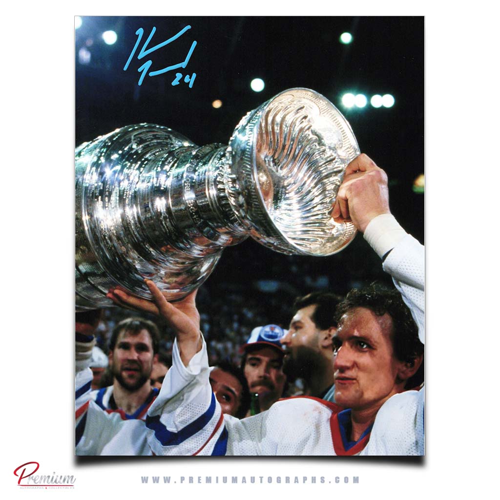 Kevin McClelland Edmonton Oilers Autographed 8x10 Photograph Stanley Cup Celebration