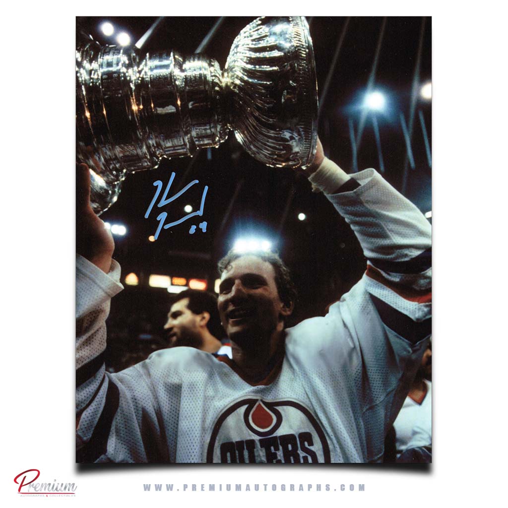 Kevin McClelland Edmonton Oilers Autographed 8x10 Photograph Stanley Cup Celebration