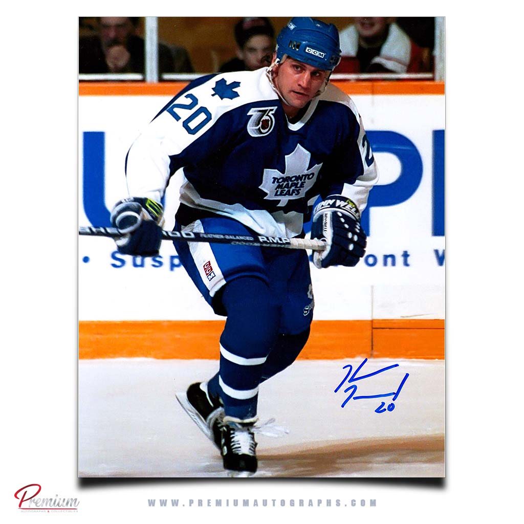 Kevin McClelland Toronto Maple Leafs Autographed 8x10 Photograph Skating