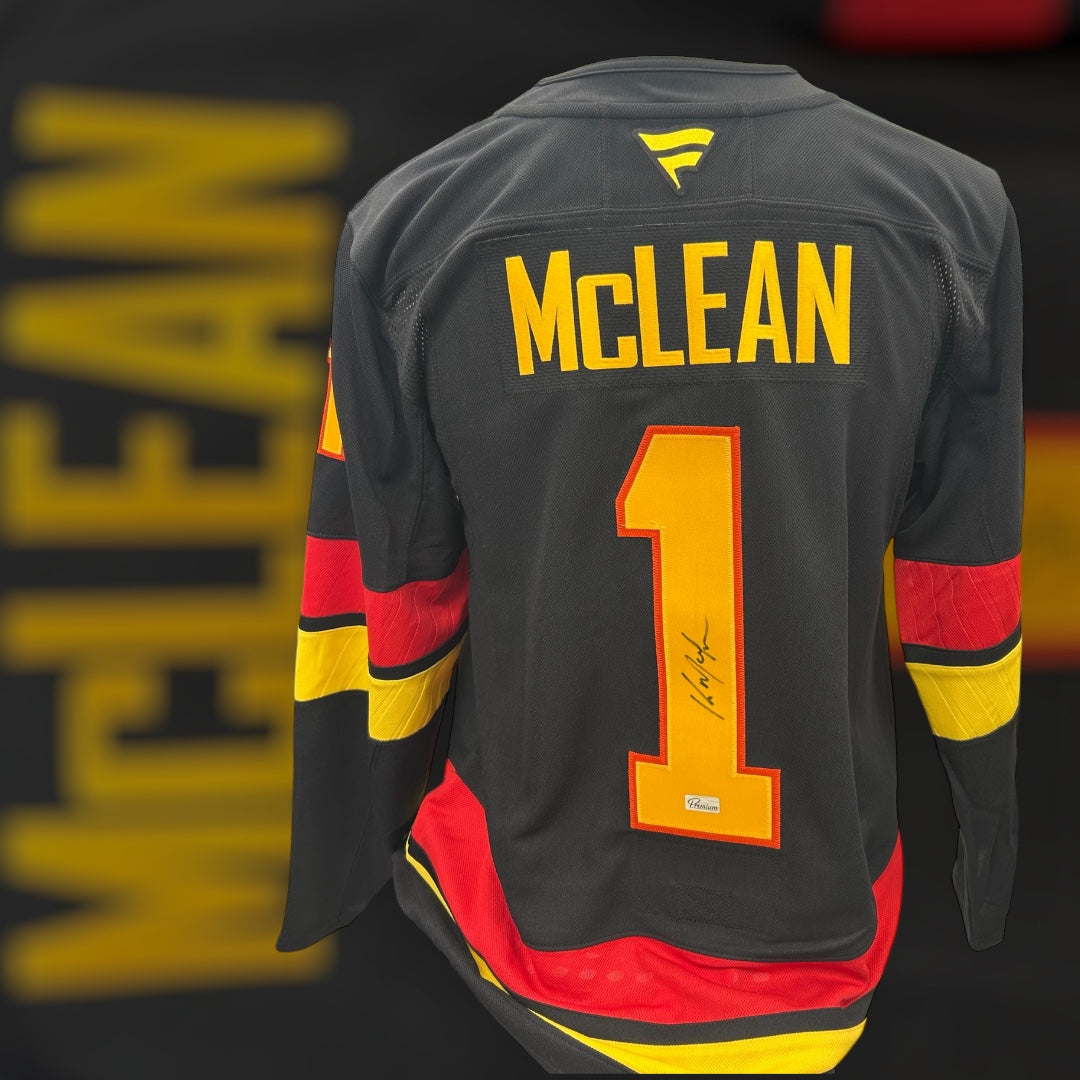 Kirk McLean Vancouver Canucks Fanatics Autographed Jersey