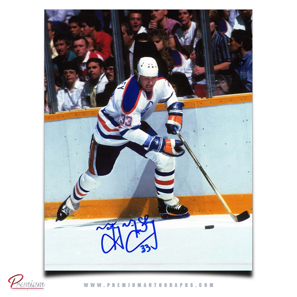 Marty McSorley Los Angeles Kings Autographed 8x10 Photograph Intense