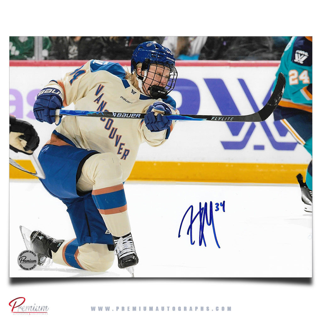 Hannah Miller Vancouver Goldeneyes PWHL Autographed 8x10 Photograph Big Shot