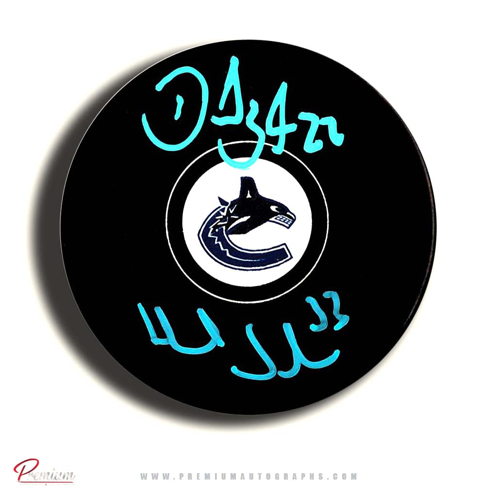 Daniel & Henrik Sedin Vancouver Canucks Dual Signed Puck