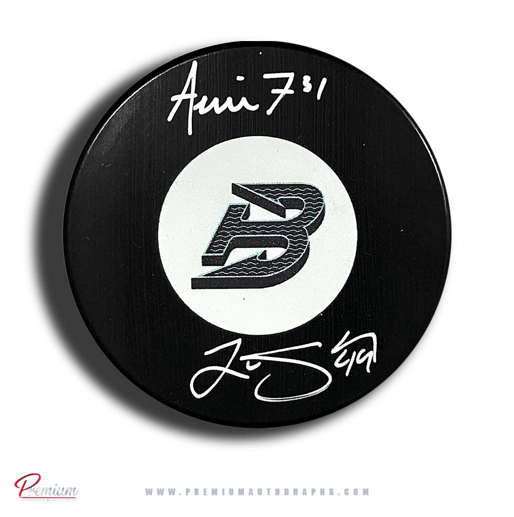 Aerin Frankel & Jill Saulnier Autographed Boston Fleet Puck