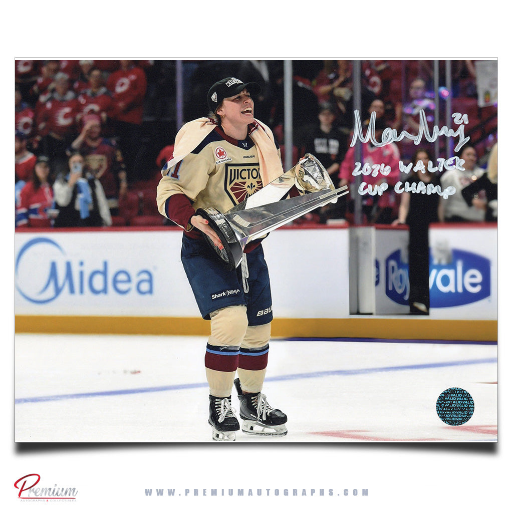 Maureen Murphy Montreal Victoire Autographed 8x10 Photograph 2026 Walter Cup Champs Inscription