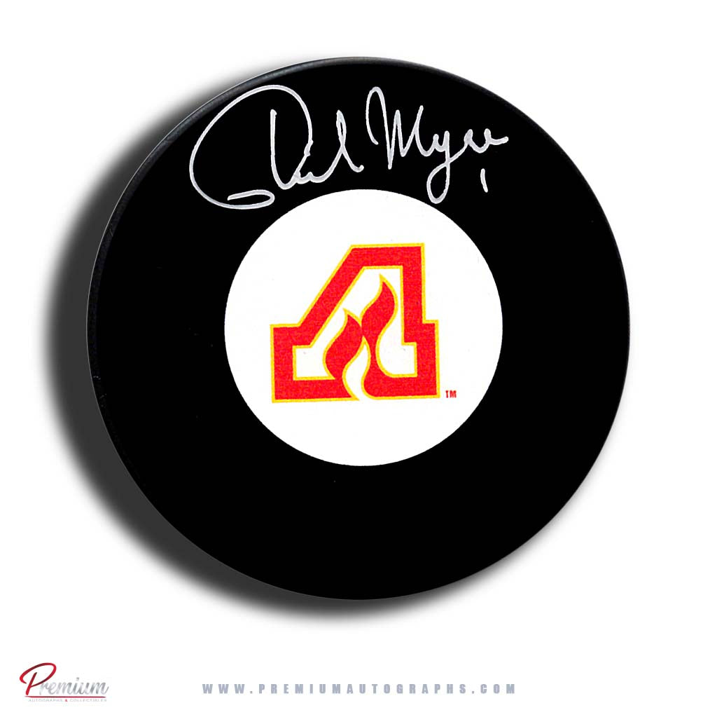 Phil Myre Vancouver Canucks Autographed Puck